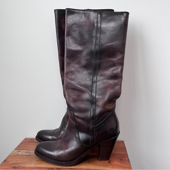 Frye Mustang pull on boot 150th Anniversary Edition. Dark brown leather Size 9m - Picture 12 of 12